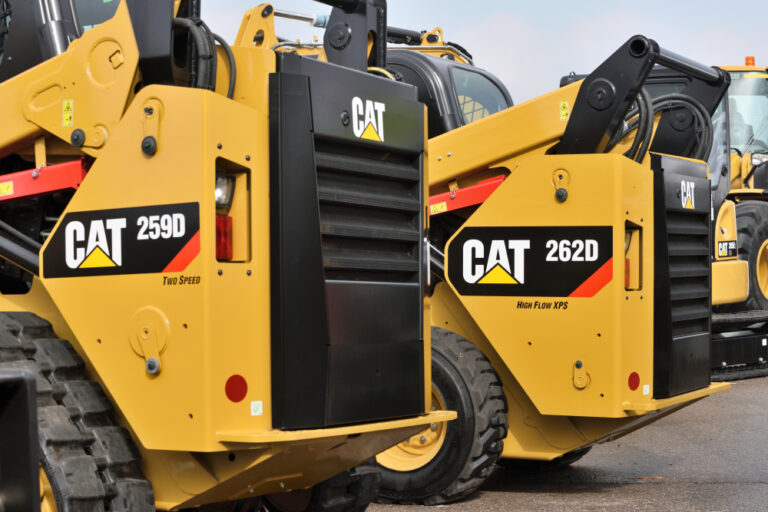 Kaunas,,Lithuania,-,March,23:,Caterpillar,Heavy,Duty,Equipment,Vehicle