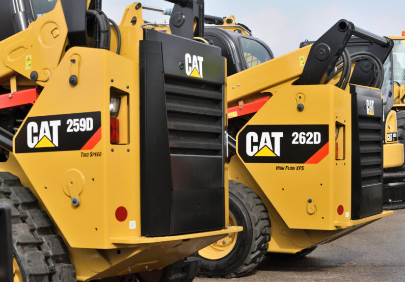 Kaunas,,Lithuania,-,March,23:,Caterpillar,Heavy,Duty,Equipment,Vehicle